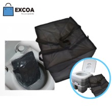 이동식 노지 캠핑 화장실 운반용 캐리어 가방 야외 간이 변기 휴대용 소변 요강 좌변기